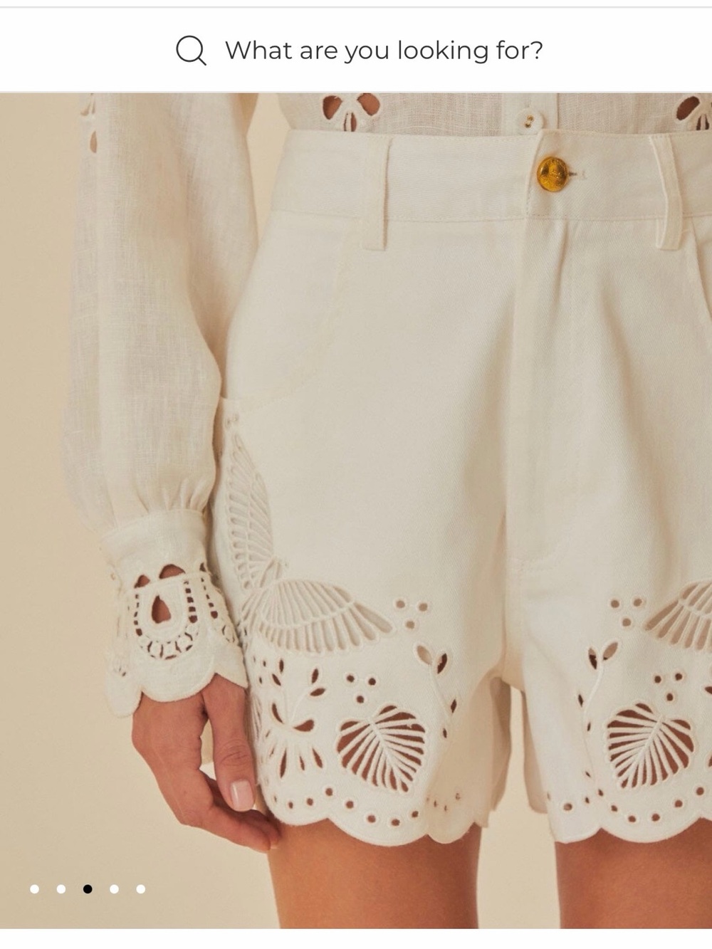 Farm Rio Richelieu Embroidered Shorts NWT - Picture 3 of 9